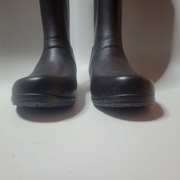 Hunter Sandhurst Nylon Lacquer Tall Rain Boots Size 10 - Picture 13 of 16